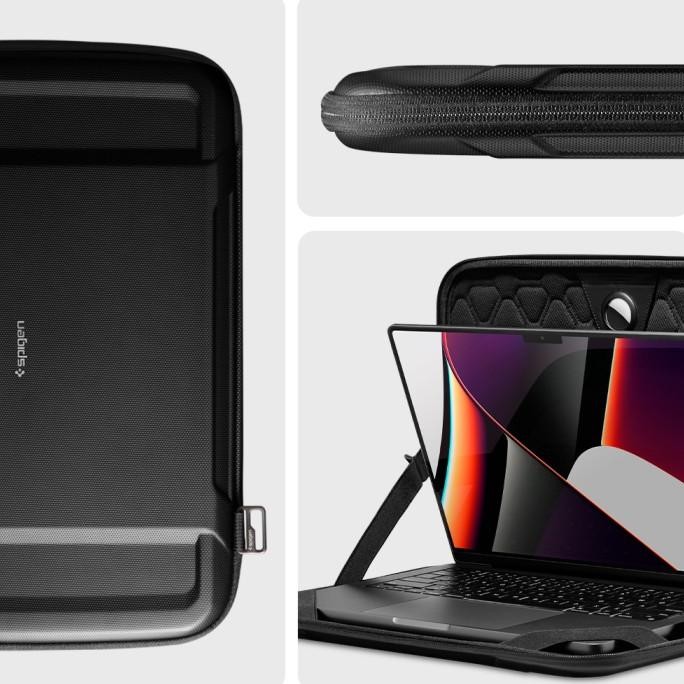 Murah Tas Laptop Macbook Pro 14/16 2021 Spigen Rugged Armor Pro Sleeve Case Non COD