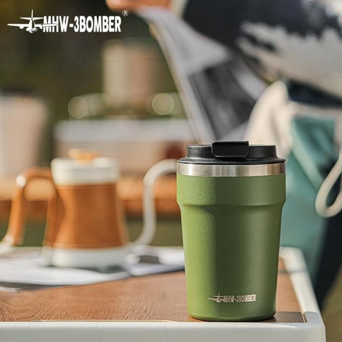 

MHW-3BOMBER Cooki Insulation Coffee Cup 360ml Stainless Steel 304 / Double Vaccum Insulated Coffee Tumbler travel gelas kopi Double wall SUS 304 Portable mug thermos termos tahan panas dingin premium berkualitas original MHW 3 BOMBER PS