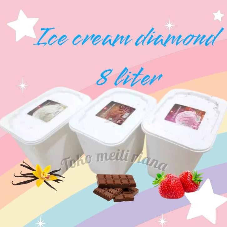 

Ice Cream Diamond Emberan Ice Cream Diamond 8 Liter Hard Ice Diamond