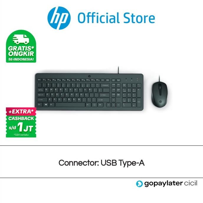Mouse Wired and Keyboard HP 150 Windows 11 Windows 10