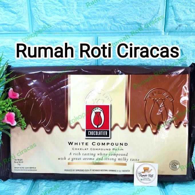 

Promo Tulip White Chocolate 1Kg Compound Coklat Batang Choco Kg