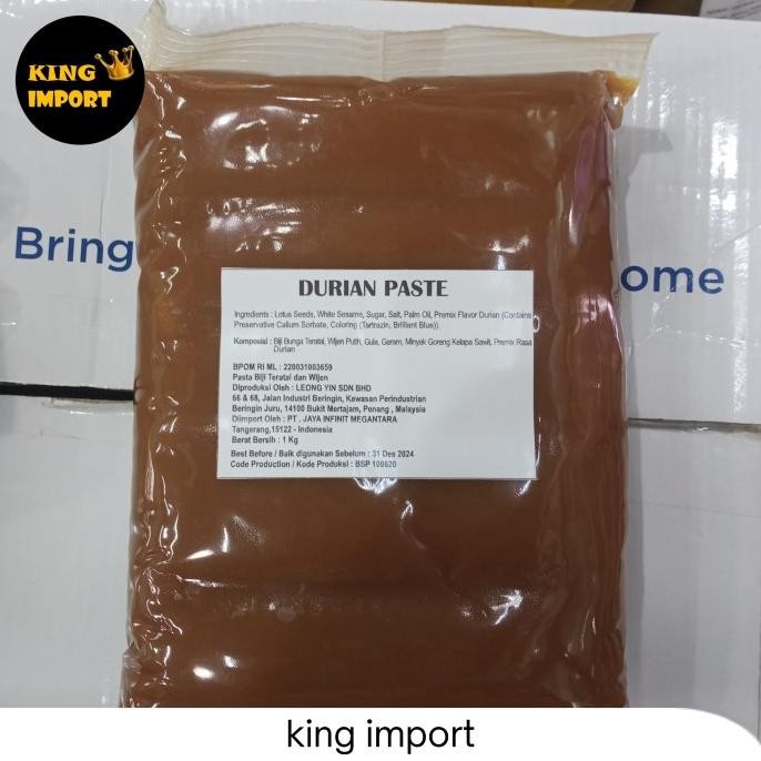 

Promo Isian Moon Cake Kue Bulan Filling Paste Durian Lotus Leong Yin 1 Kg