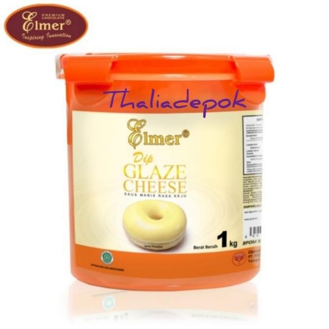 

Murah Elmer Dip Glaze Cheese/Keju 1Kg, Kemasan Jar. Topping Donat, Roti Dll