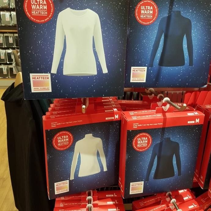 Murah Long John Top Uniqlo Original Heattech Ultra Warm