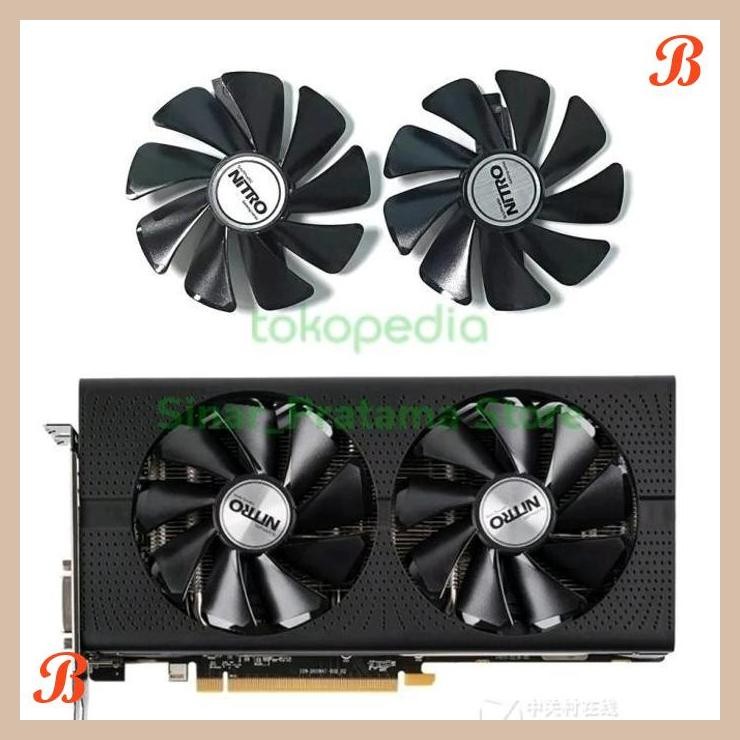 [SRP] Fan RX 580 480 RX 570 470 Sapphire Nitro Pulse ORI copotan 95mm 4pin