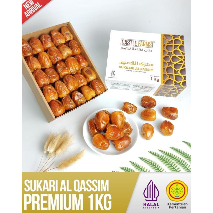 

Sale Castle Farms Kurma Sukari Premium Kemasan Dus 1 Kg