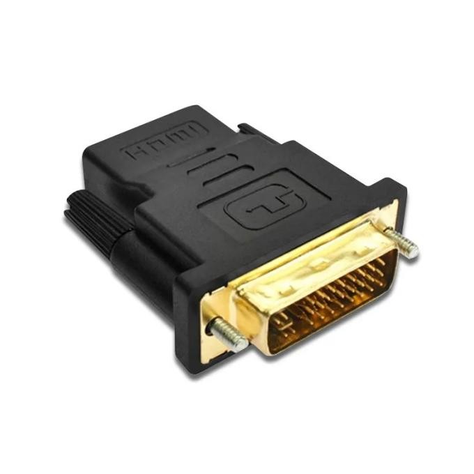 [SRP] Converter Adapter DVI to HDMI 24+5 Male to female Komputer laptop VGA