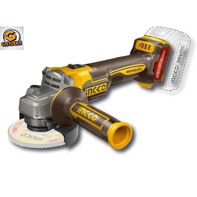 ready  Gerinda Cordless 4" Brushles INGCO CAGLI21104 - Cordless Angle Grinder murah