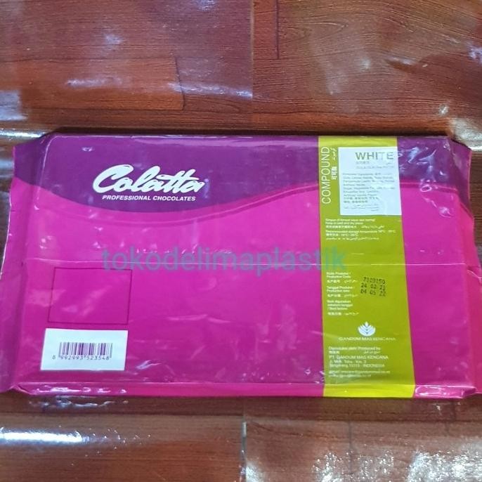 

Murah Colatta White Chocolate Compound / Coklat Putih Blok Batang 1Kg