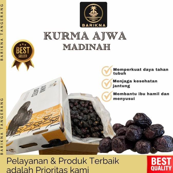 

Promo Kurma/Ajwa/Kurma Ajwa/Kurma Nabi/Ajwa Madinah/Ajwa 1Kg