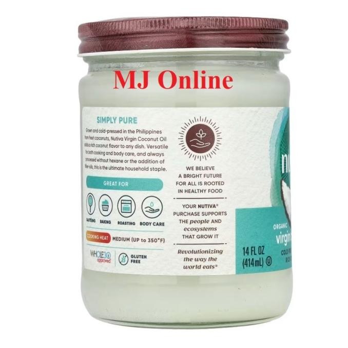 

Grosir Nutiva Organic Coconut Oil Virgin 414 Ml/1600 Ml - Vco