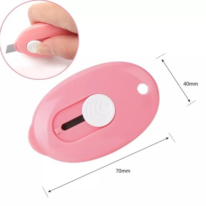 

Oh34 ul-64 cutter mini / pisau cutter mini / cutter portable / cutter unboxing paket / cutter buka paket Premium Hemat