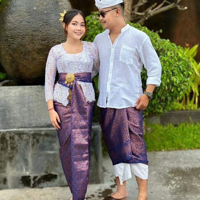 COUPLE SEMI SONGKET SEMBAHYANG BALI