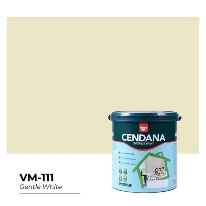ready  Cat Tembok Mowilex Cendana Gentle White 111 5 Kg murah