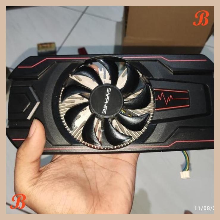 [SRP] Casing Heatsink Vga Sapphire Pulse Rx 560 460 Universal dudukan 4.5cm