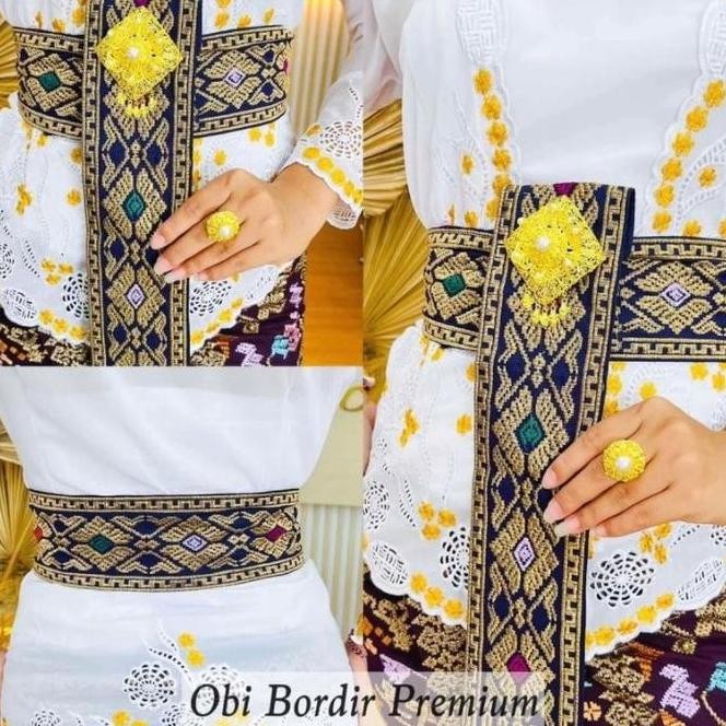 OBI BORDIR SONGKET - SABUK SONGKET BALI