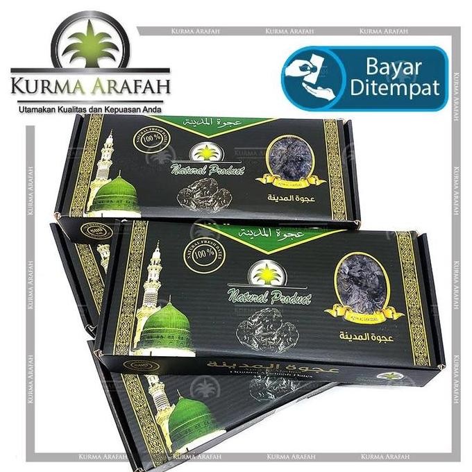 

Sale Kurma Ajwa Asli 1Kg / Kurma Nabi Original Natural Produk Hitam Food Snack Cemilan