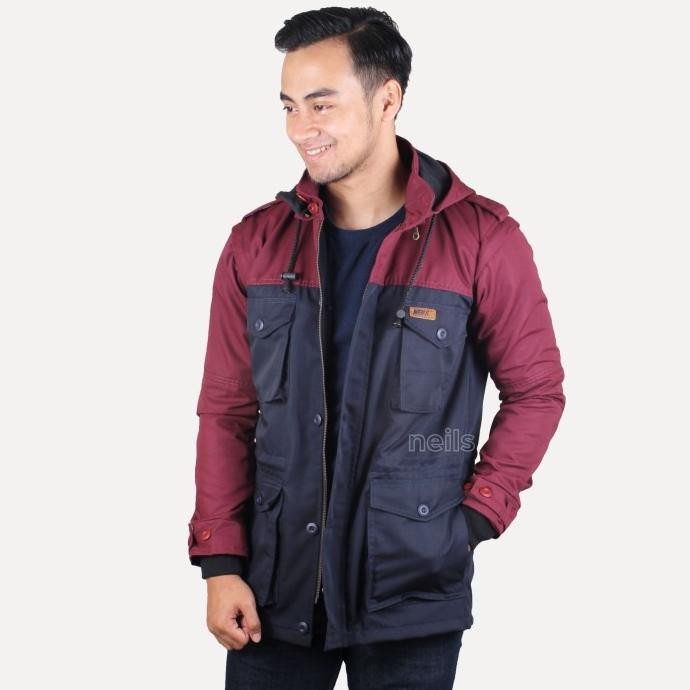 JUAL JAKET PARKA PRIA - BANDUNG - NEILS CATALAN - UNIQLO
