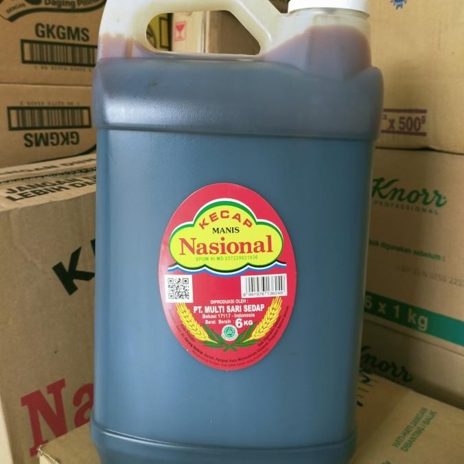 

Murah Kecap Nasional Manis Jerigen 6Kg