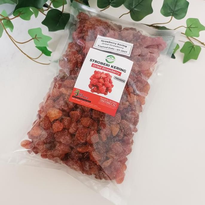 Murah Buah Strawberry Kering 1 Kg / Dried Strawberry Premium Fruit Quality Import