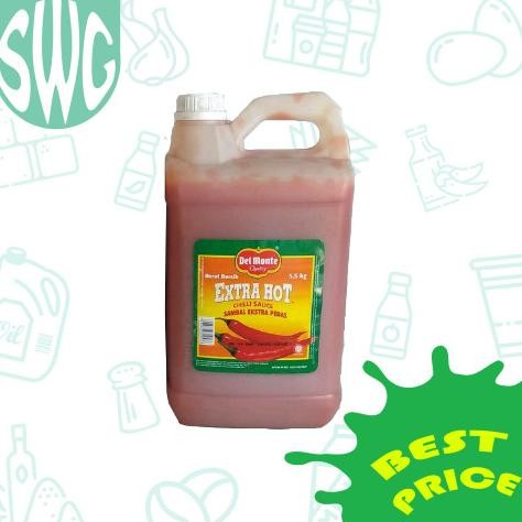 

Grosir Delmonte Sambal Extra Pedas Jerigen 5.5 Kg