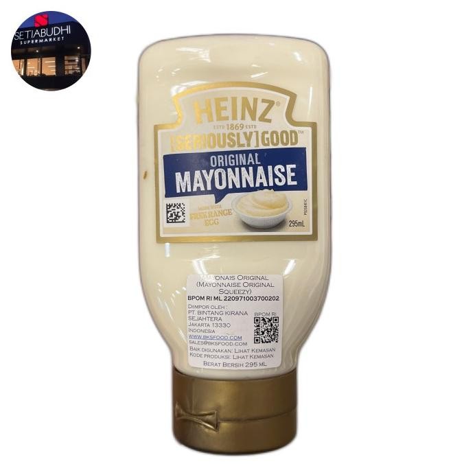 

Grosir Heinz Mayonaise Ori Squeezy 295 Ml