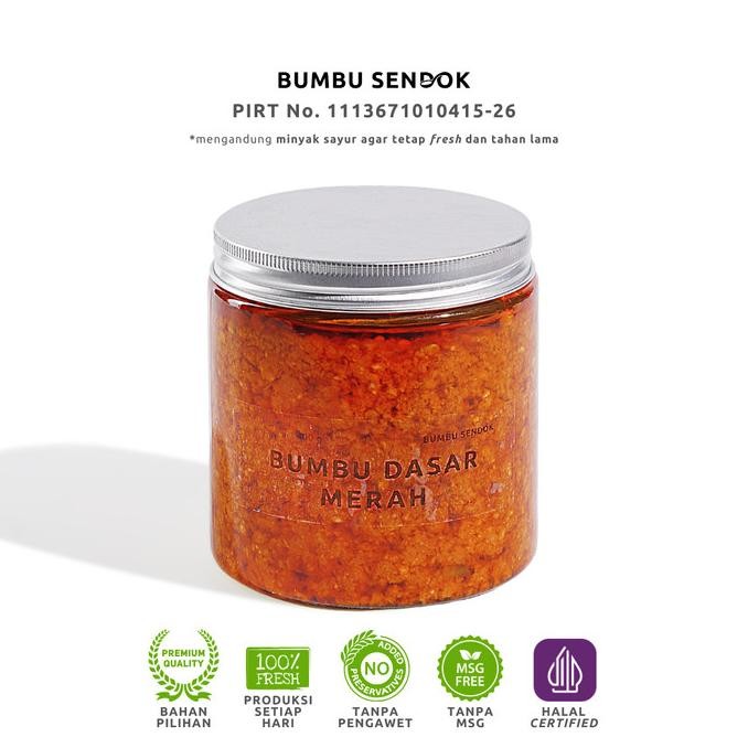 

Grosir Bumbu Sendok Bumbu Dasar Merah 400G