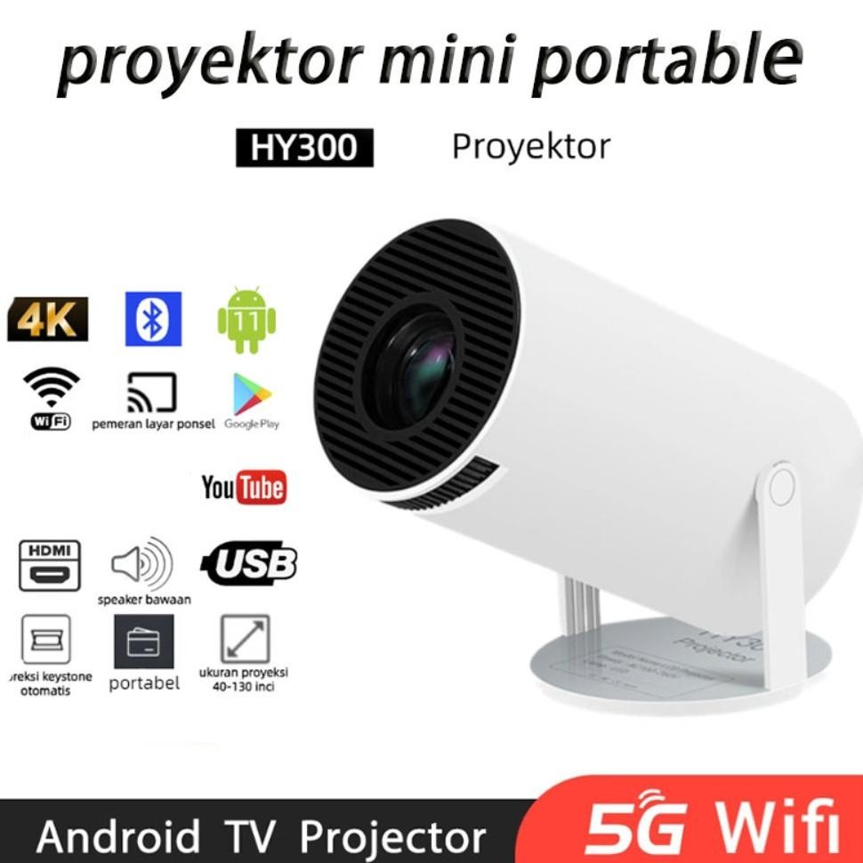 Demetri Proyektor Ni Android Portable Smart Projector/Lcd Tv 120 Lumens Wifi Bluetooth Ultra Hd Nima
