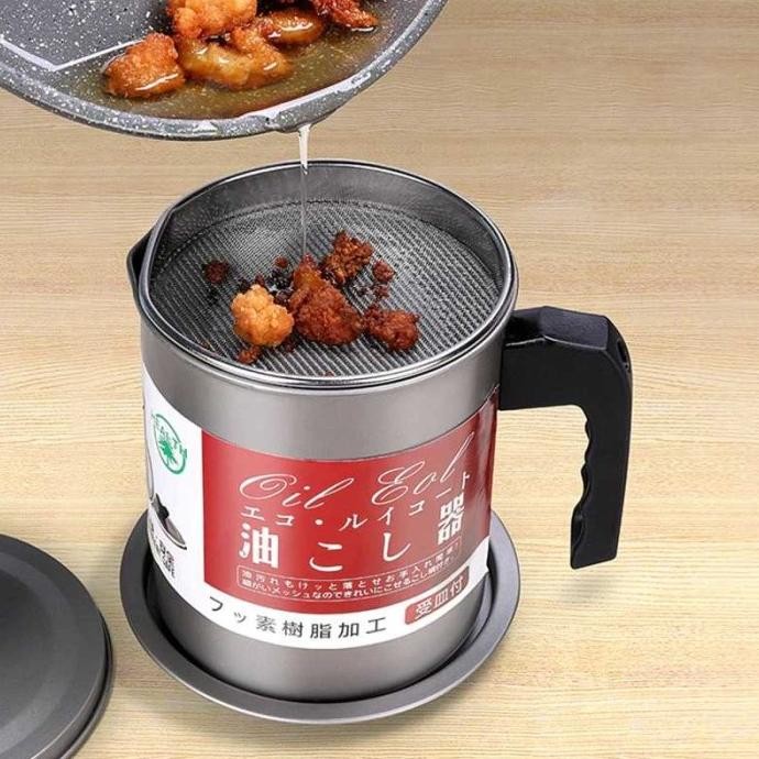 

Promo Pitcher Tempat Wadah Minyak Goreng Panas Bekas Stainless