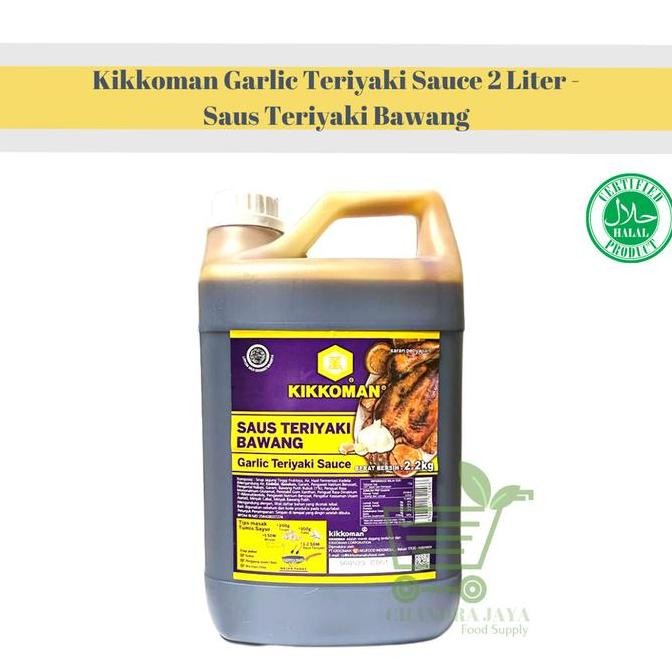 

Grosir Kikkoman Garlic Teriyaki Sauce 2 Liter - Saus Teriyaki Bawang