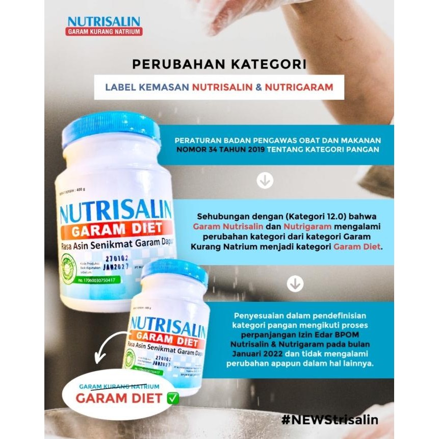 

Murah Bundle 3Pcs Nutrisalin 200 Gr Gratis Hadiah