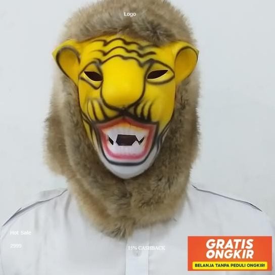 Topeng Singa Anak Dewasa /Topeng Harimau Macan Diskon