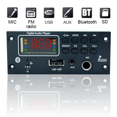 MP3 KIT MODUL BLUETOOTH PERSEGI 12V PLUS KARAOKE