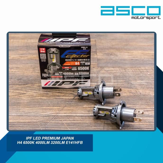 New IPF LED Premium Japan H4 6500K 4000lm 3200lm E141HFB