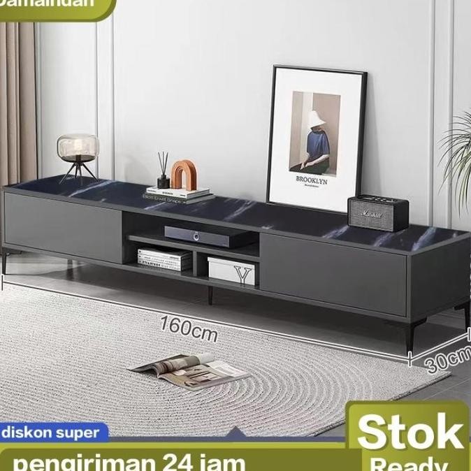 Meja TV 160cm/Rak TV/Lemari TV/Meja TV Kayu/Meja TV Minimalis ern