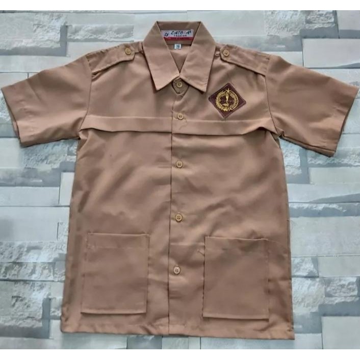 SERAGAM BAJU PRAMUKA PEREMPUAN SD/ SET PRAMUKA SD ANAK  PEREMPUAN/ FASHION ANAK PEREMPUAN