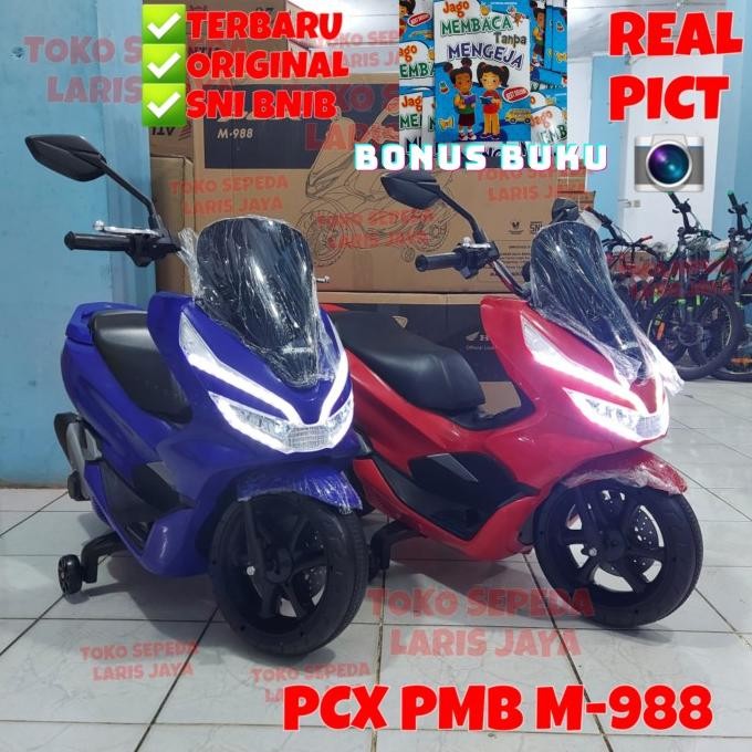 TERSEDIA MOTOR AKI ANAK PCX PMB M-988 PCX , MOTOR MAINAN ANAK HONDA PCX TERBARU
