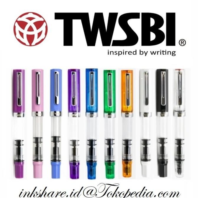 

TWSBI Eco Fountain Pens - Clear, White, Black, LE by Radhiant official