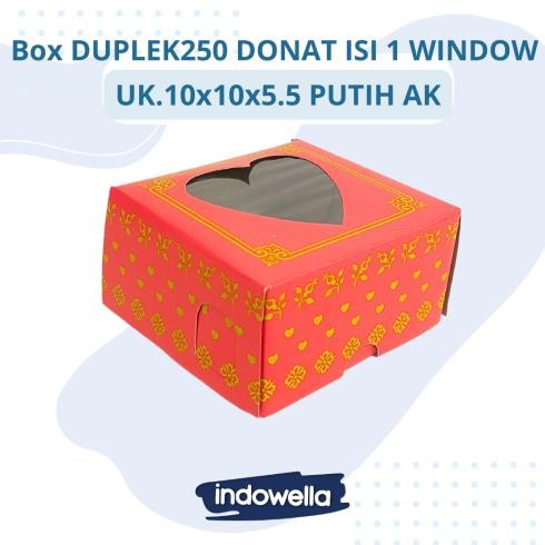 

Hemat Kardus Donat / Box Duplek Donat Isi 1 Ak
