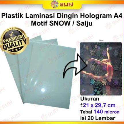 

Plastik Laminasi Dingin Hologram A4 (Pelindung Kertas Foto) Terlaris