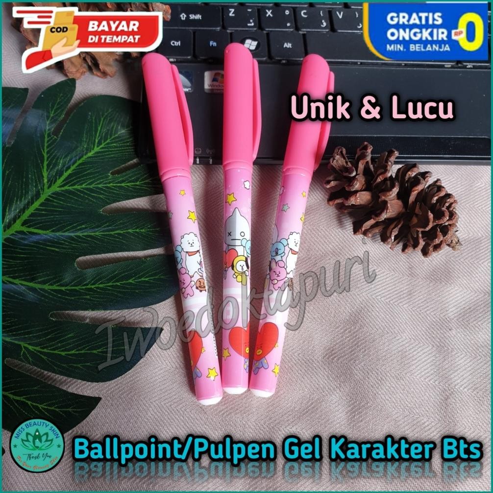 

My56 GF21 Pulpen Ballpoint Bulpen Gel Lucu Karakter Bts Drawing Kartun Warna Warni Unik Korea Import Viral Harga Grosir Promo Murah Bisa Cod Termurah Premium