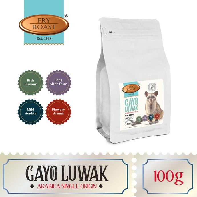 

Kopi Arabika Gayo Luwak Liar 100 Gram Biji Dan Bubuk Original Dan Terlaris