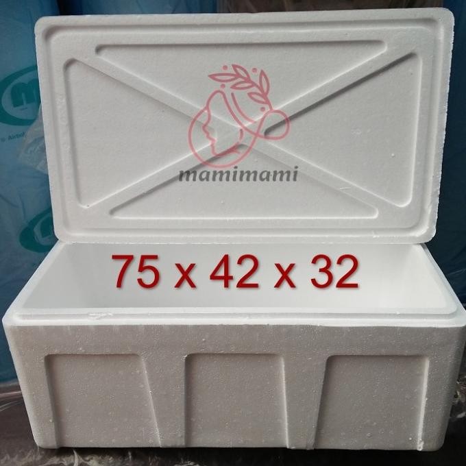 Sterofoam Box Ag 75X42X32 Styrofoam Besar Gabus Ikan Sayur Bandung Promo
