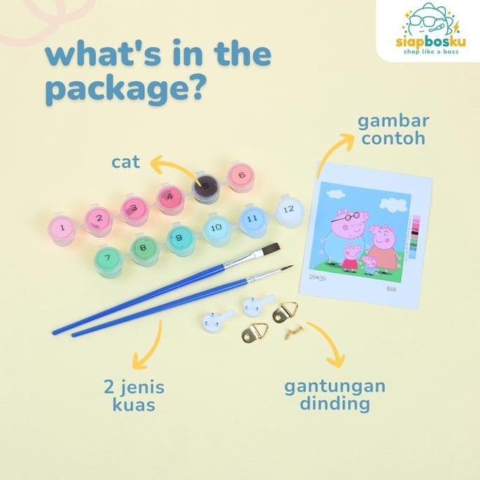 

PAINT BY NUMBER 20x30 CM KANVAS PAINTING WITH FRAME CAT KUAS - AESTHETIC CITIES LANDSCAPE by Radhiant official