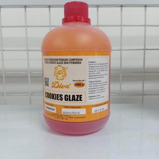 

TERSEDIA Cookies Glaze Diva botol besar 1ltr