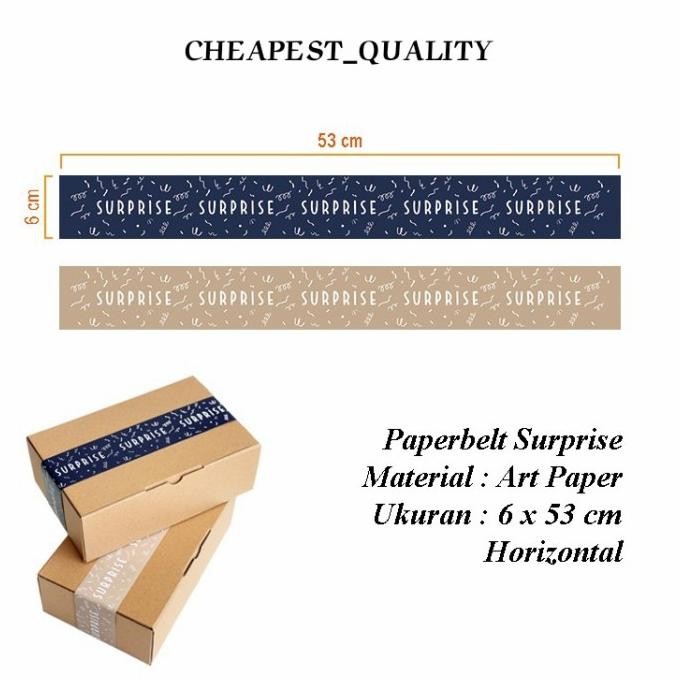 

Isi 10 - Paperbelt Surprise Paper Sleeve Ulang Tahun Paper Belt Gift Terbaru