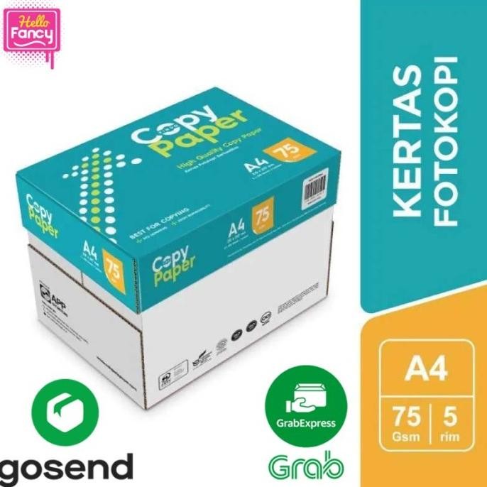 

Kertas HVS A4 70 gr Copy Paper 1 Dus / 70gr KHUSUS GOSEND by Radhiant official