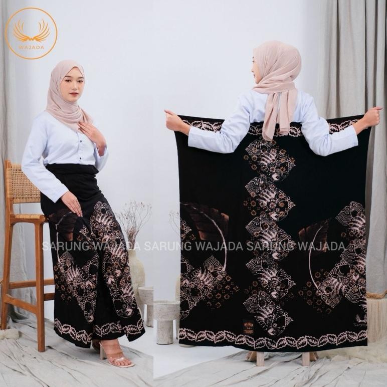Sarung Batik Mbak Santri Cap Santung Sarung Batik Santriwati Sarung Batik Wanita Sarung Santung