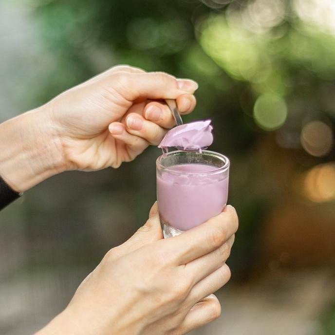 

Sale [6 Pcs] Omura Dessert Panna Cotta Rasa Taro