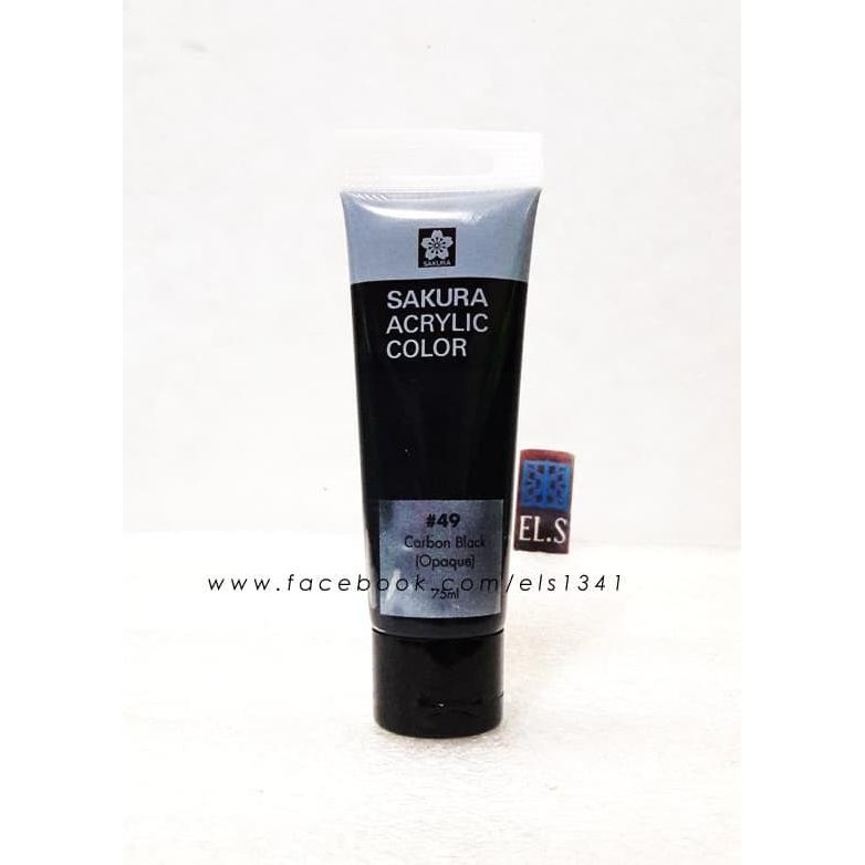 

Sakura Acrylic Paint Carbon Black ( Cat Acrylic ) by Radhiant official